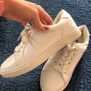 White sneakers originally bought from Amazon